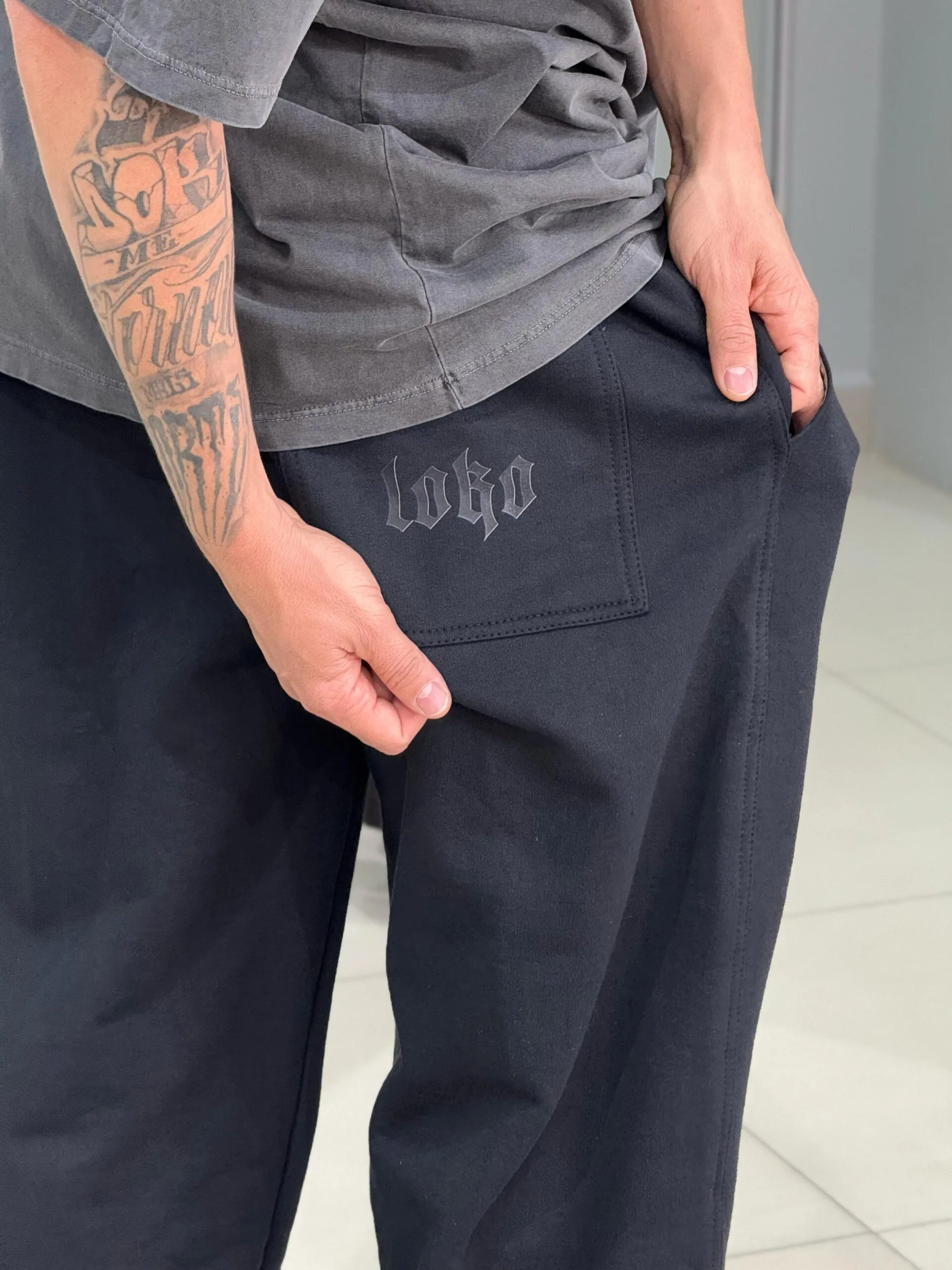 Calça Moletom Loko Preto - Imagem 6