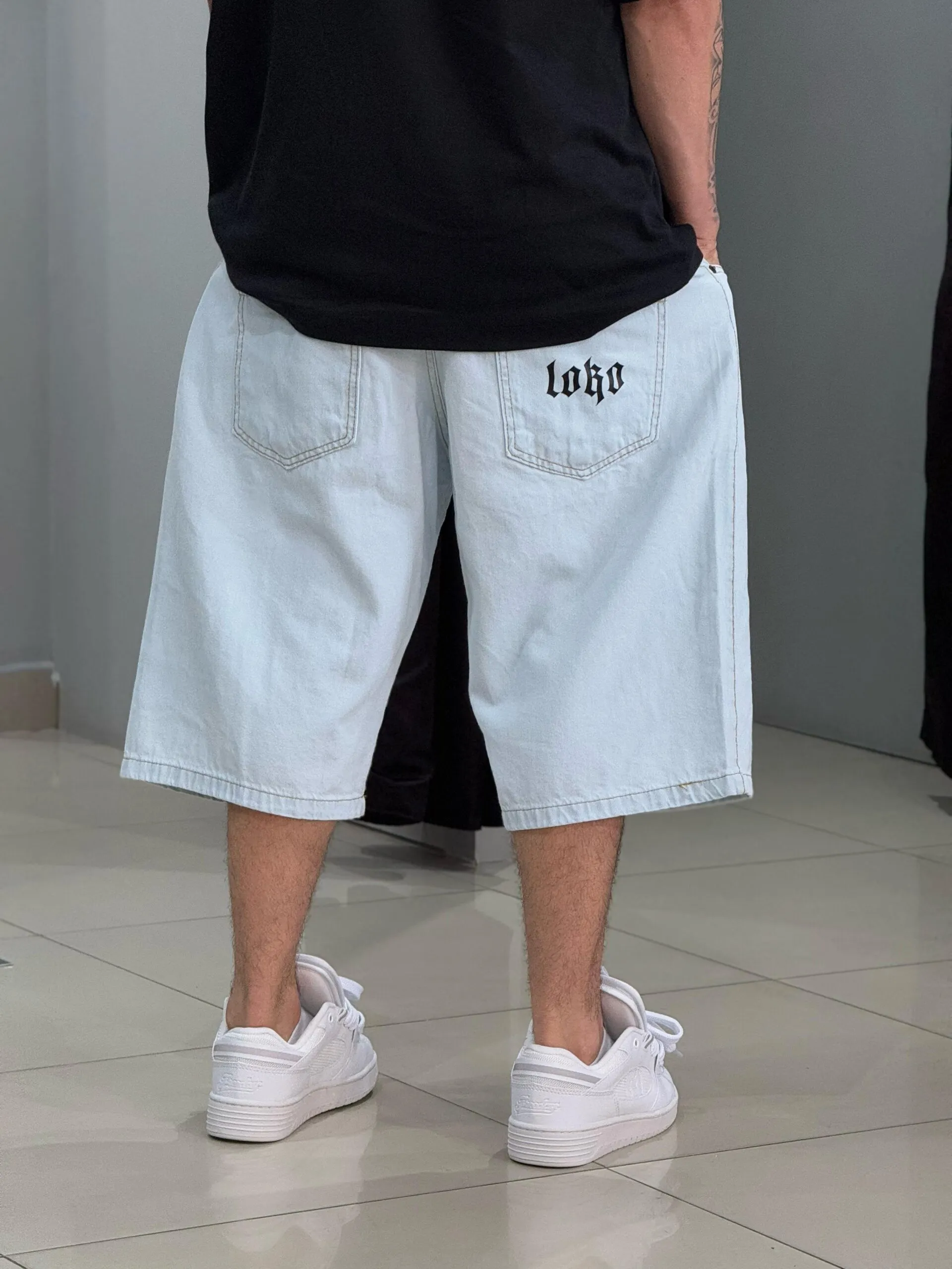 Bermuda Balão Jords Loko Jeans Claro - Imagem 2