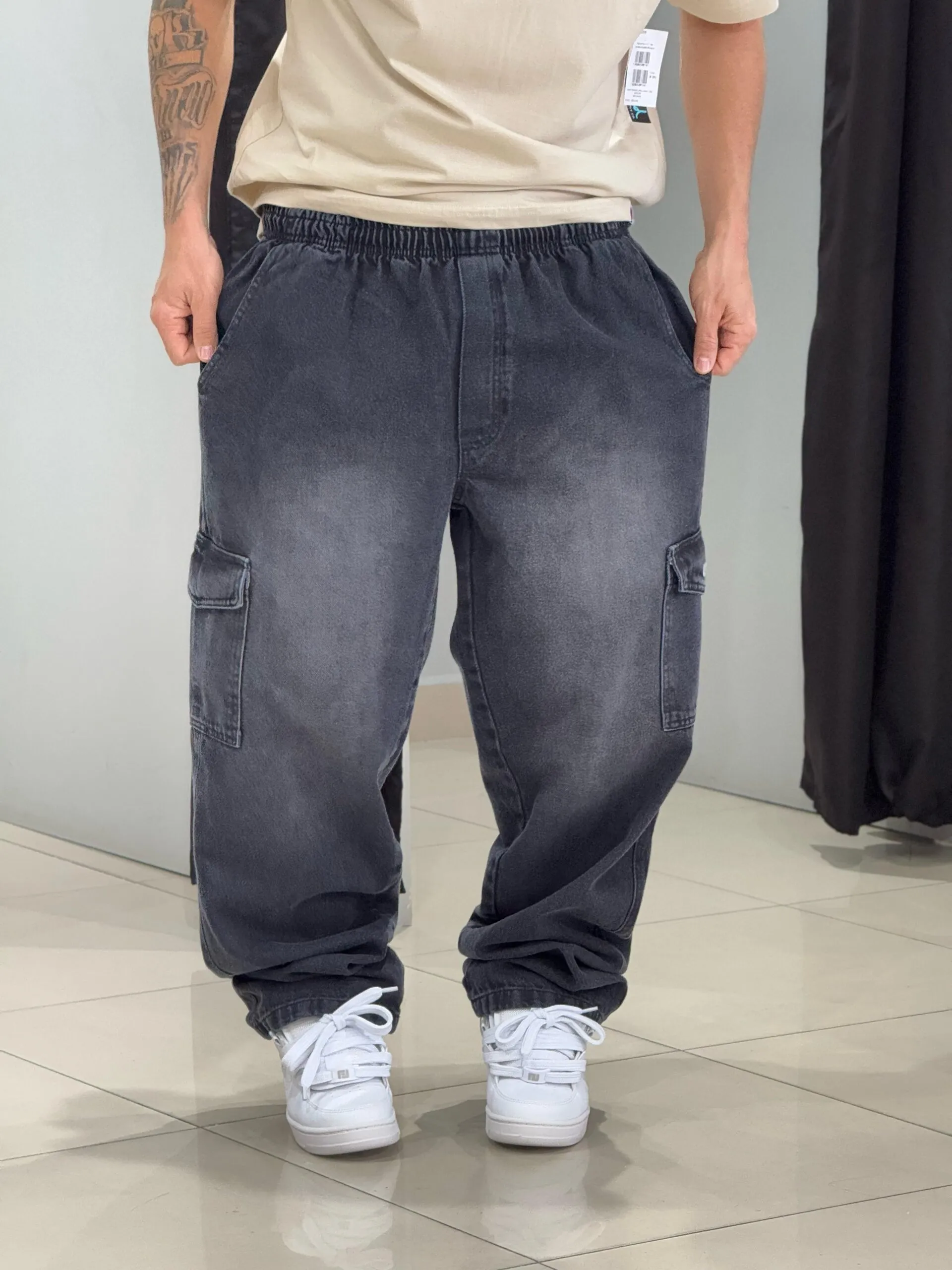 Calça Cargo Loko Dark Stone - Imagem 4