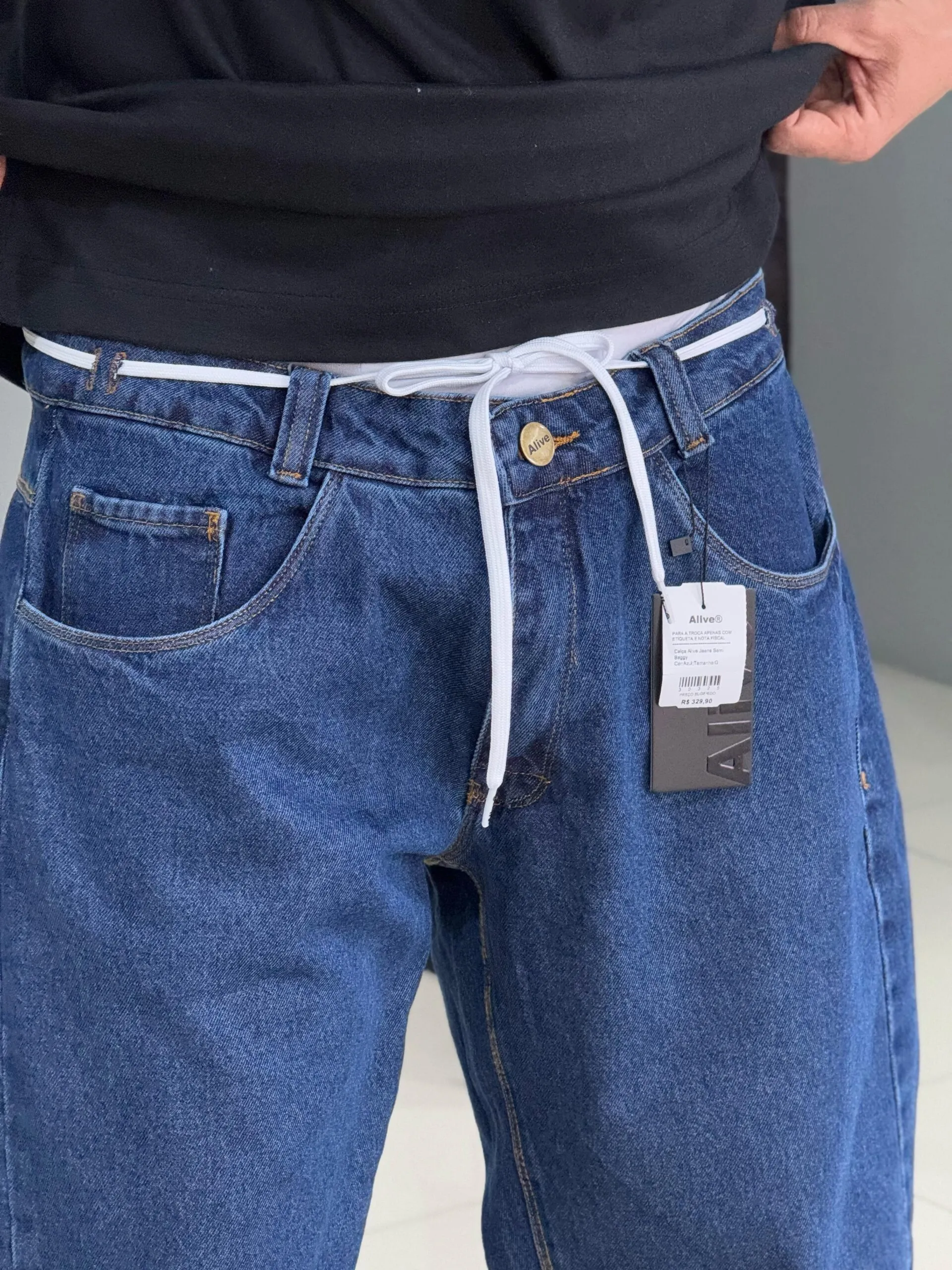 Calça Alive Jeans Baggy - Imagem 5