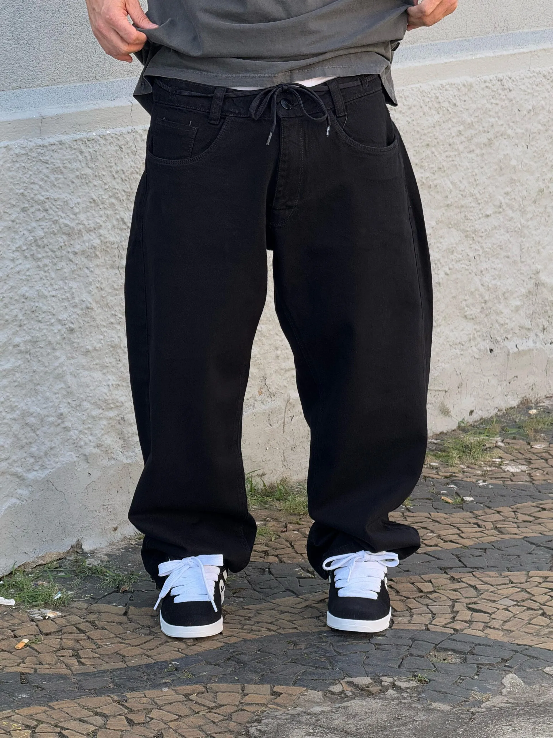 Calça Alive Jeans Baggy Preto