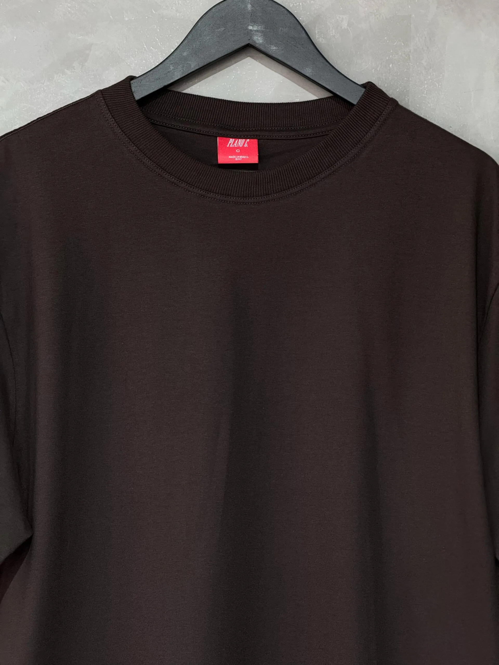 Camiseta Plano C. Label Marrom - Imagem 6