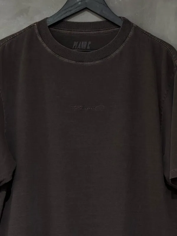Camiseta Plano C. Signature Marrom - Imagem 2