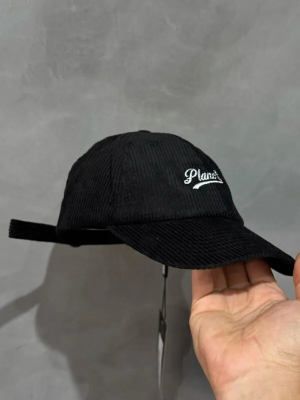 Boné Five Panel Plano C. Hat Corduroy Preto - Imagem 2