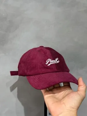 Boné Five Panel Plano C. Hat Corduroy Bordo