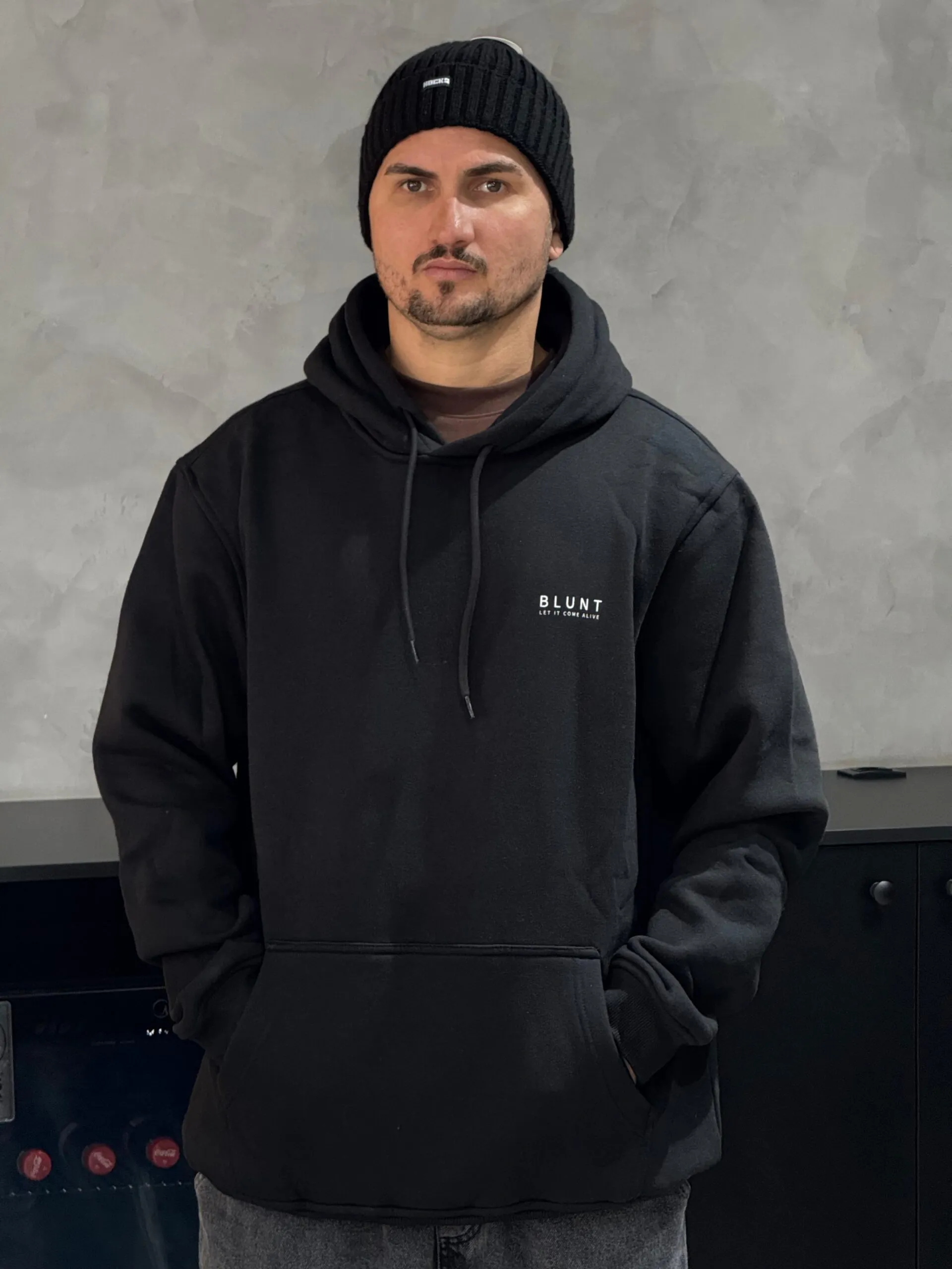 Moletom Canguru Mago Preto - Imagem 2