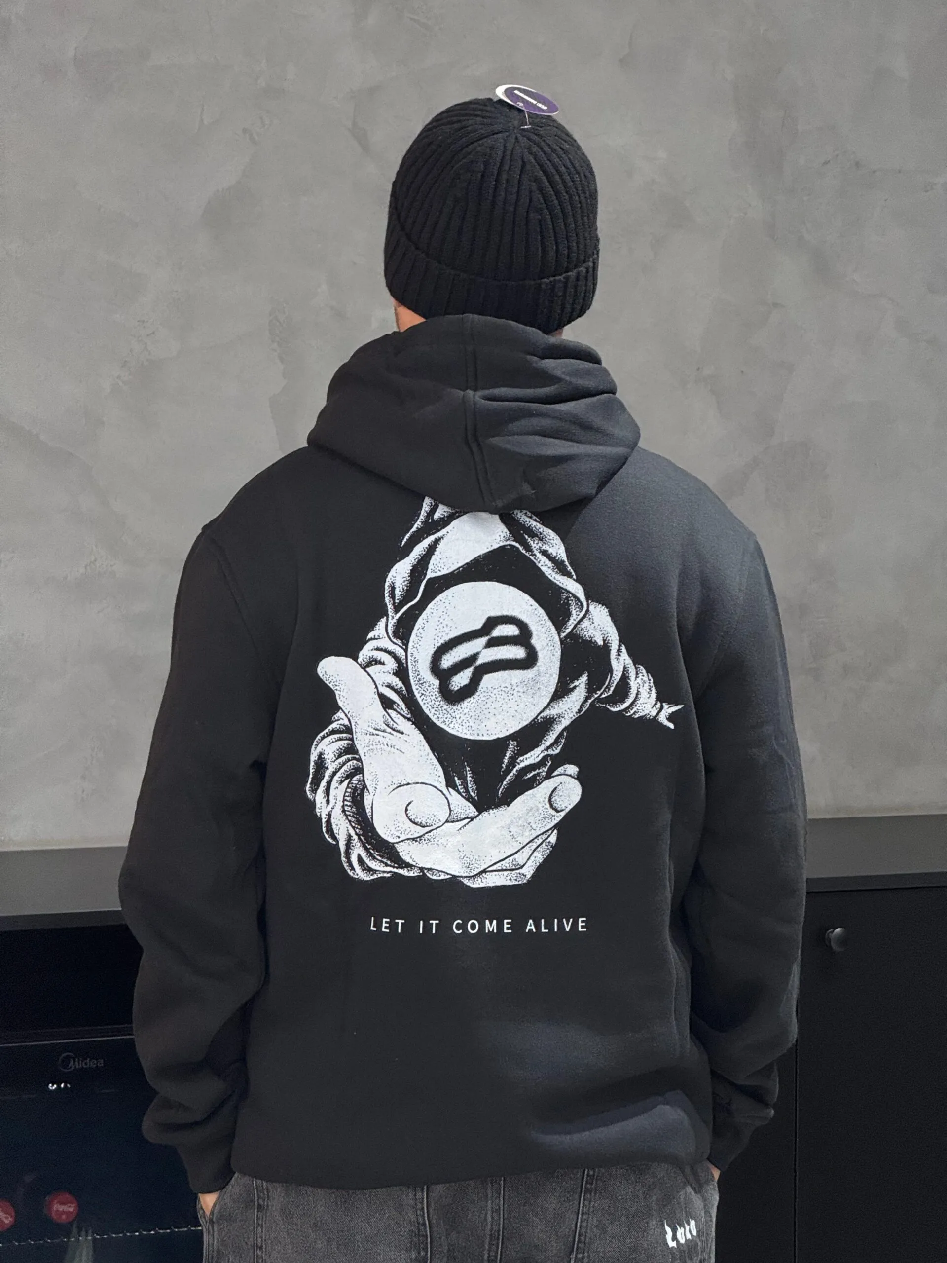 Moletom Canguru Mago Preto