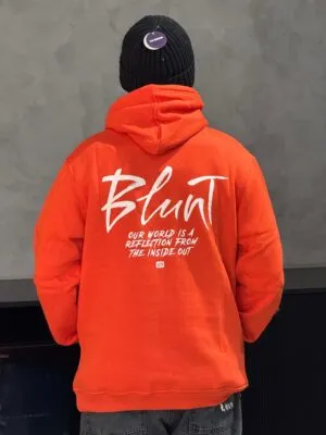 Moletom Canguru Blunt World Laranja