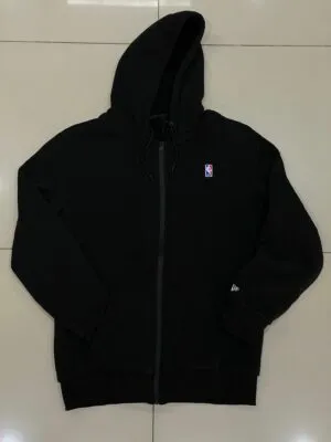 Moletom Básico Zíper New Era Nba Preto