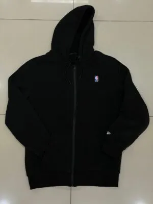 Moletom Básico Zíper New Era Nba Preto