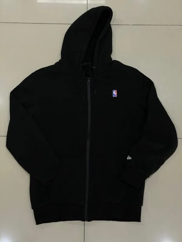 Moletom Básico Zíper New Era Nba Preto