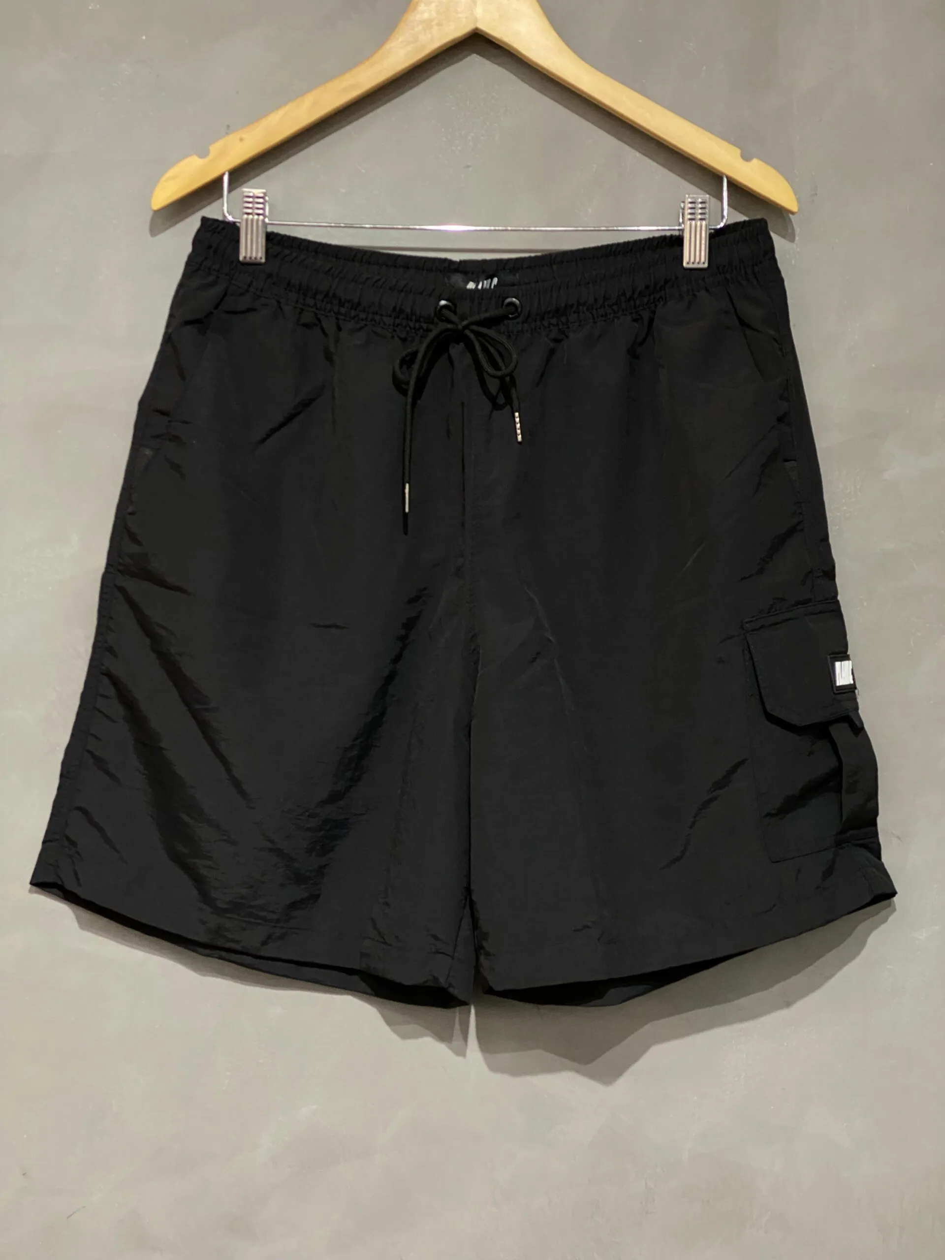 Shorts Plano C. Nylon Wr Cargo Preto