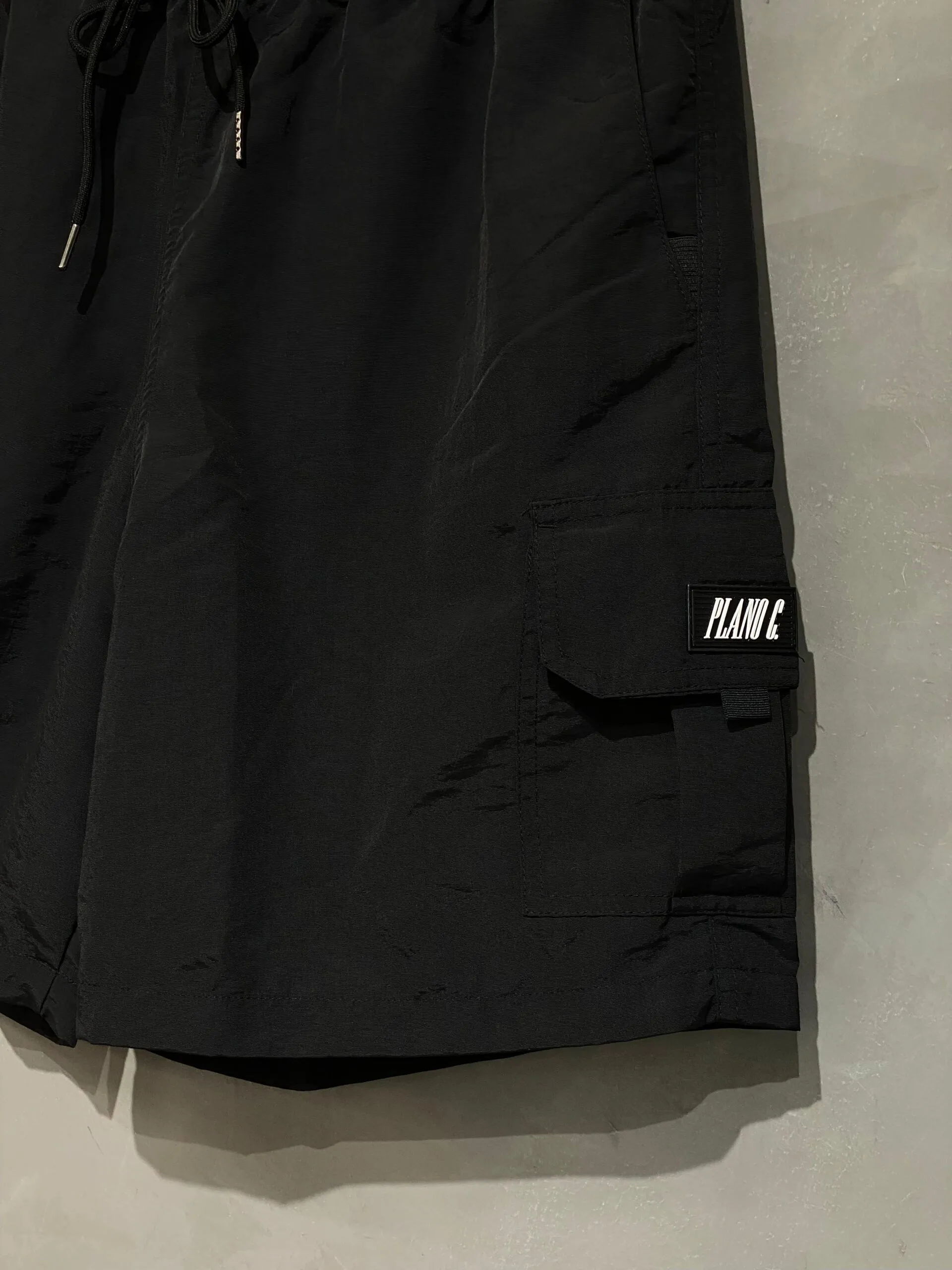 Shorts Plano C. Nylon Wr Cargo Preto - Imagem 7