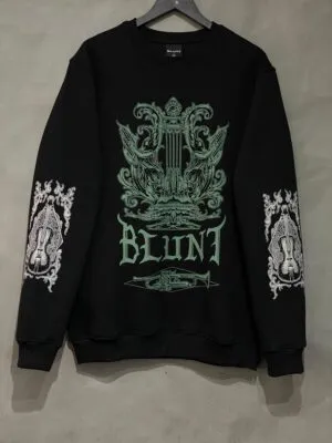 Moletom Careca Blunt Harp Preto