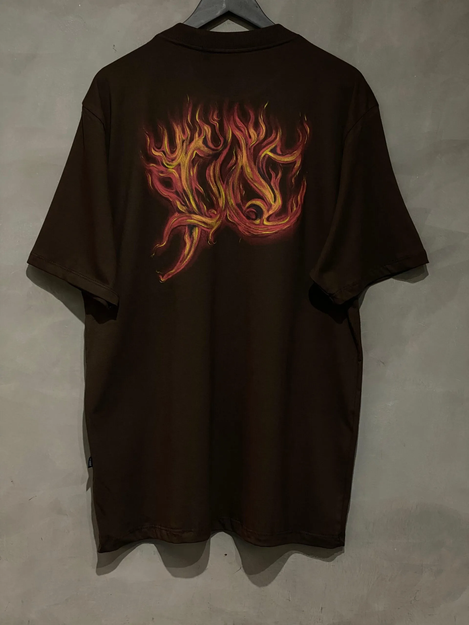 Camiseta Plano C. Flames Marrom