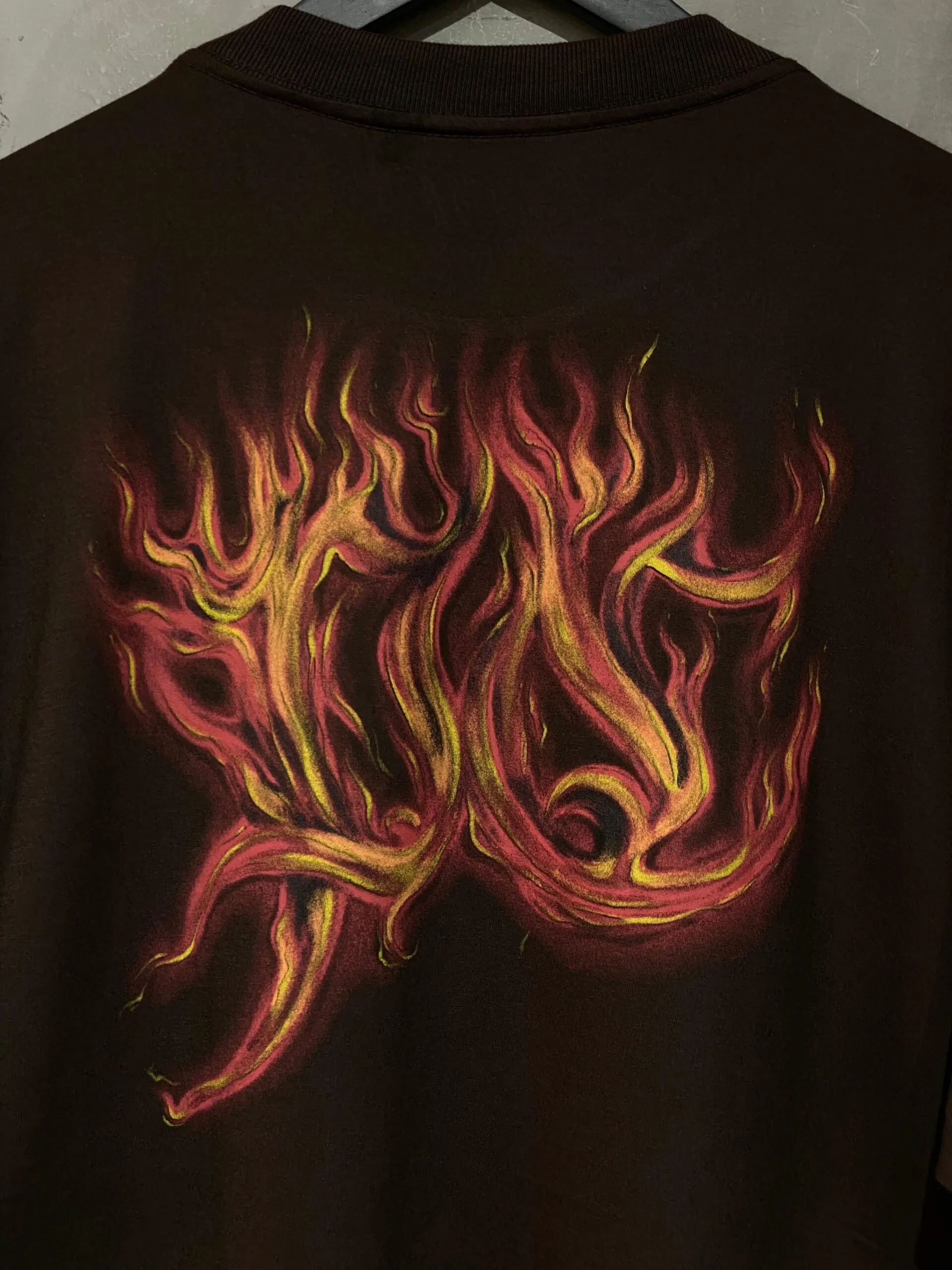 Camiseta Plano C. Flames Marrom - Imagem 3