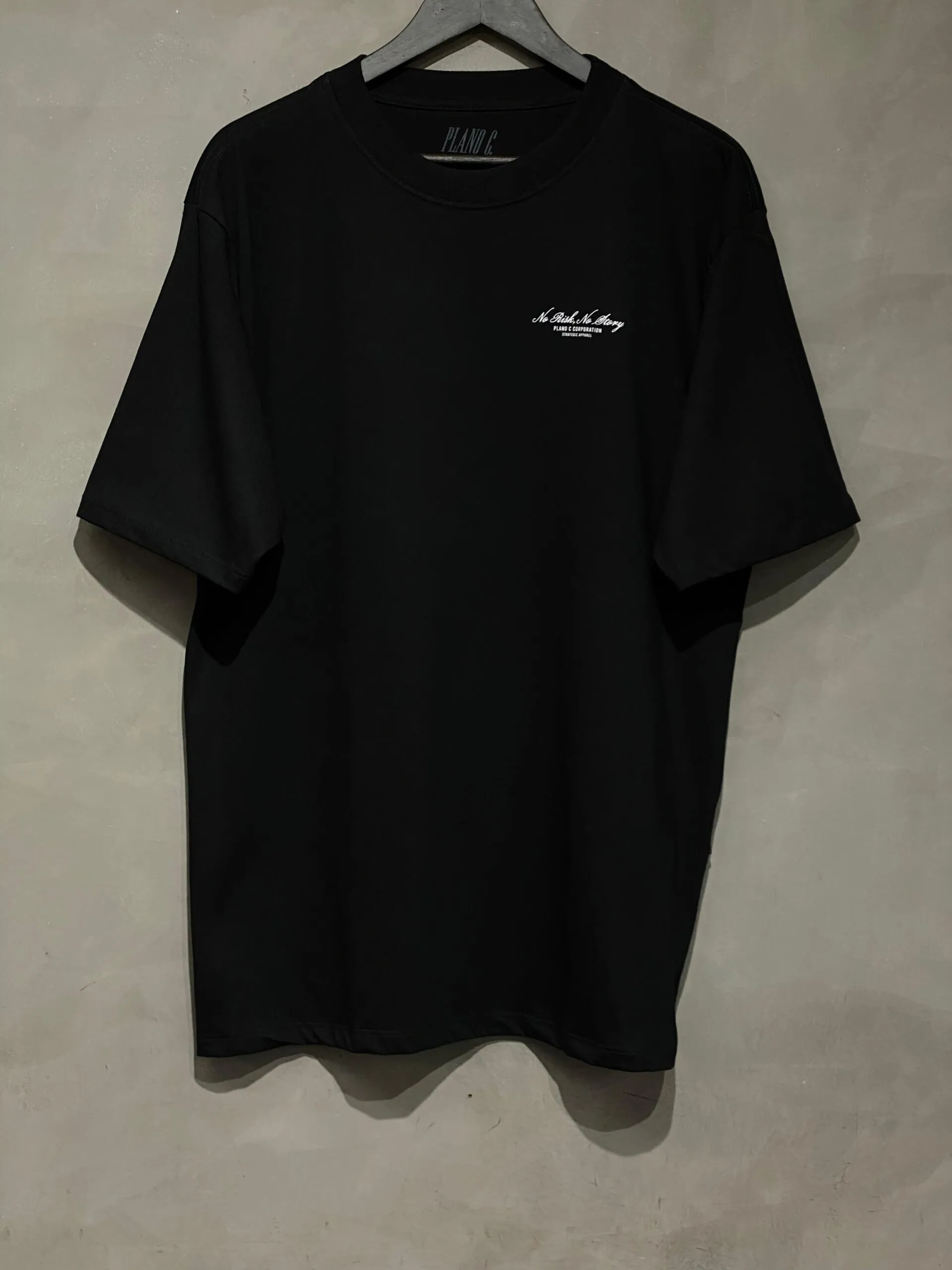 Camiseta Plano C. No Risk No Story Preto - Imagem 3