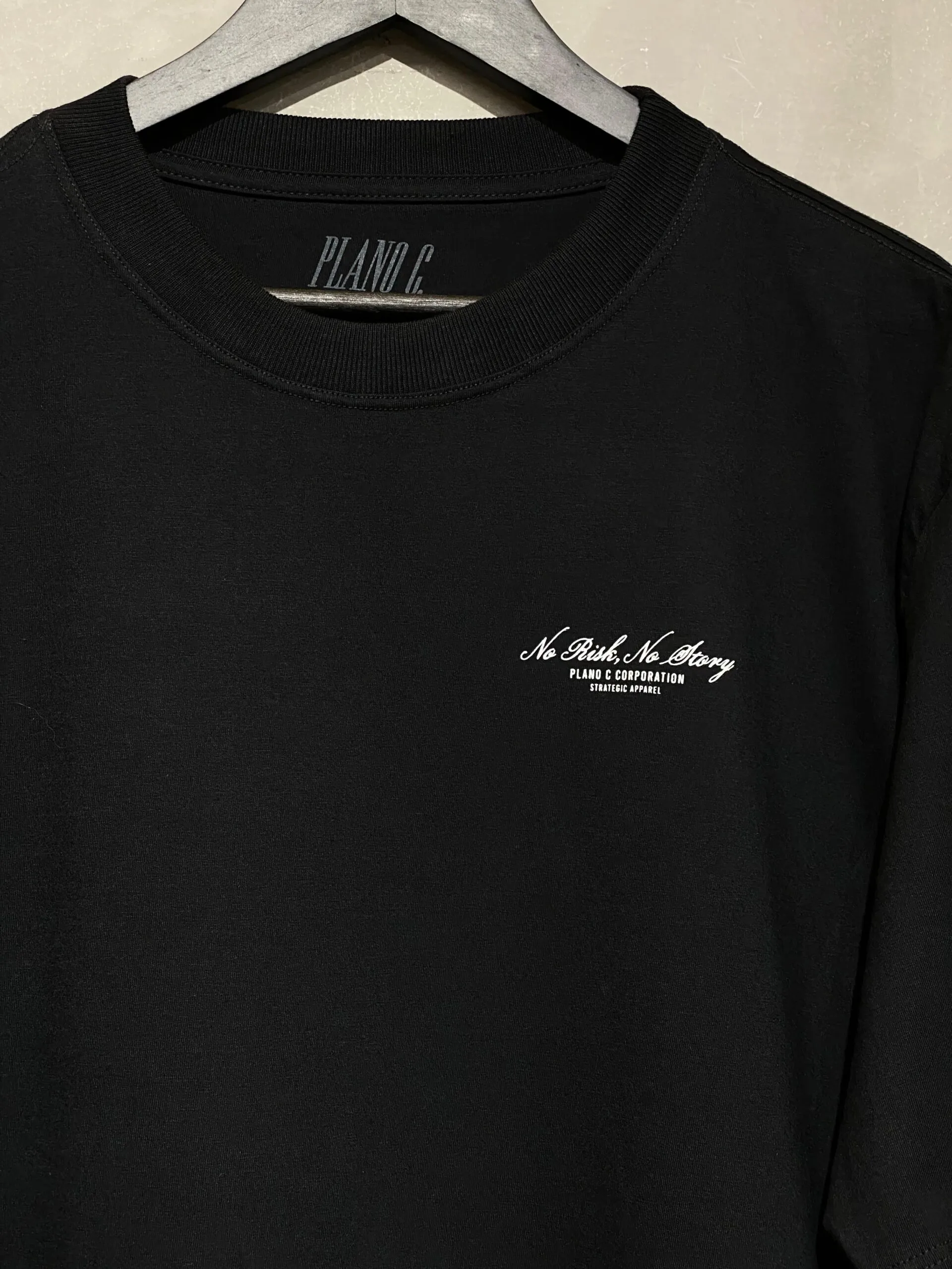 Camiseta Plano C. No Risk No Story Preto - Imagem 2
