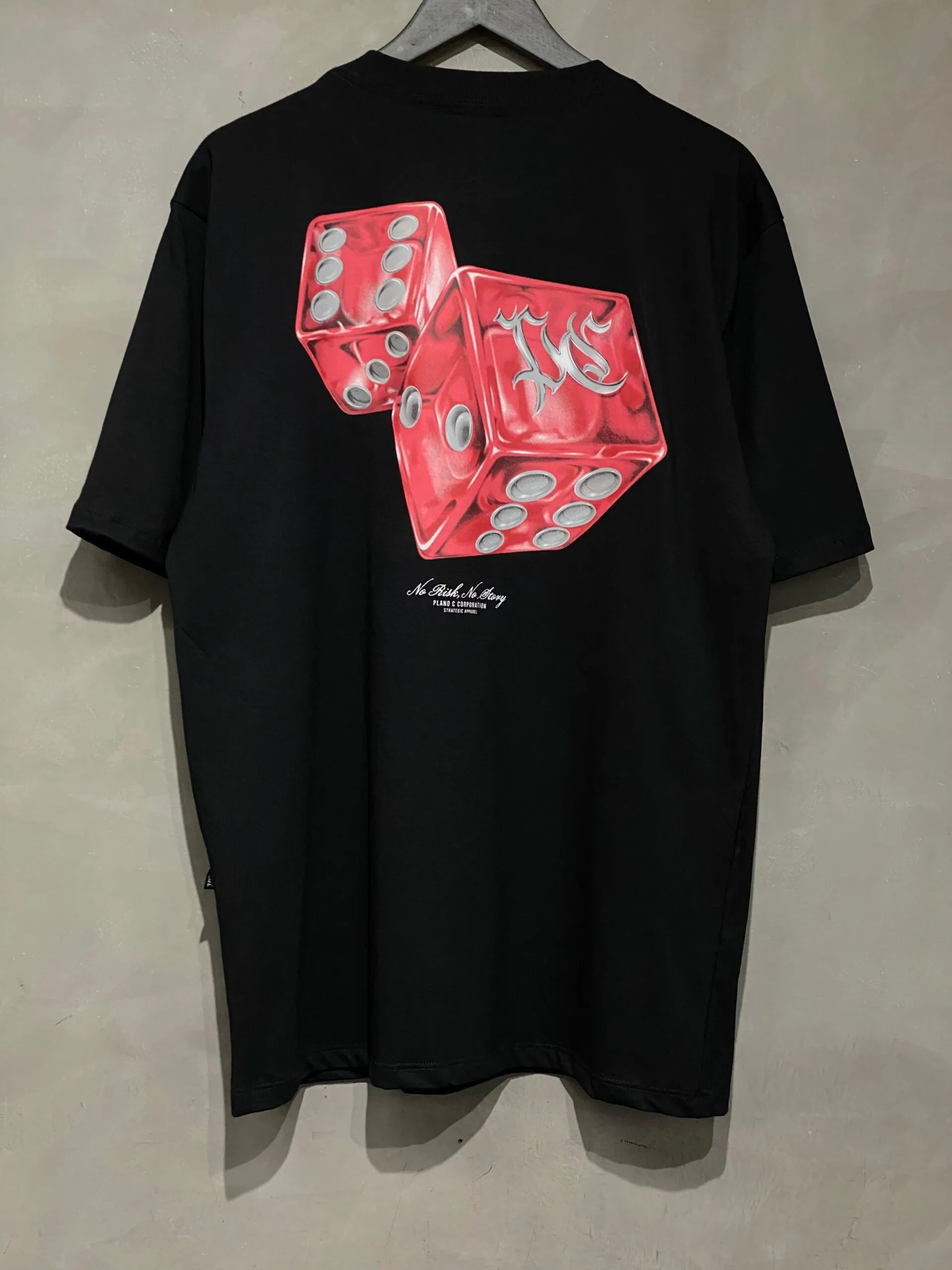 Camiseta Plano C. No Risk No Story Preto