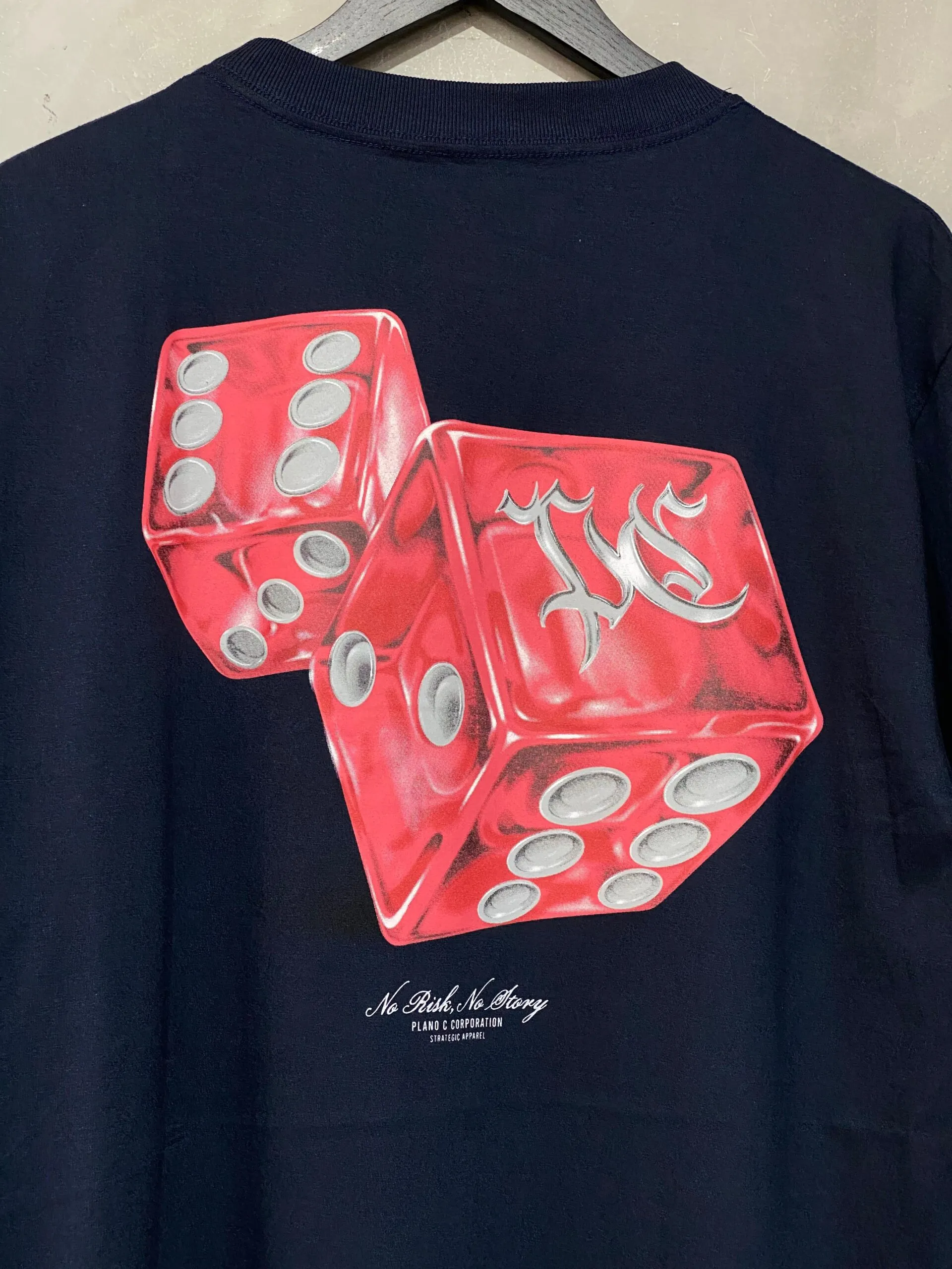 Camiseta Plano C. No Risk No Story Marinho - Imagem 3