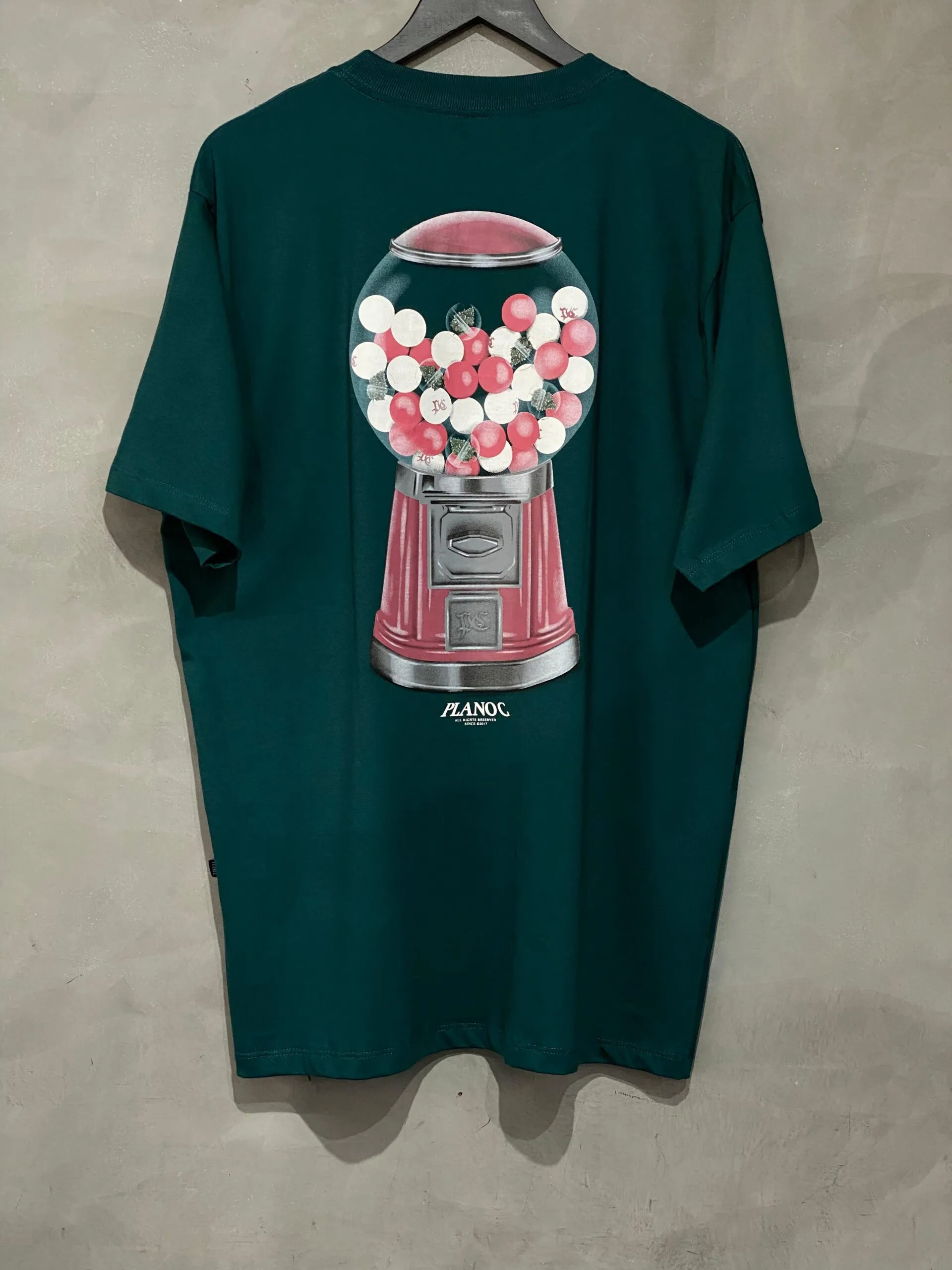 Camiseta Plano C. Vending Machine Verde Dark