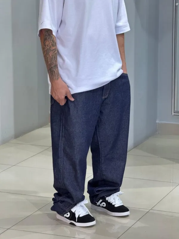 CALÇA BALÃO LOKO JEANS ESCURO - Imagem 4