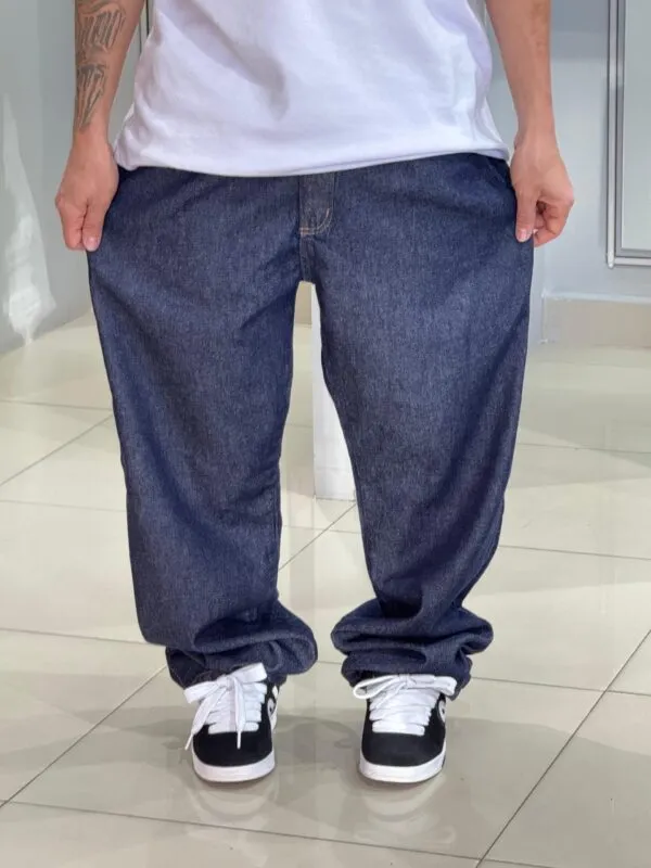 CALÇA BALÃO LOKO JEANS ESCURO - Imagem 3