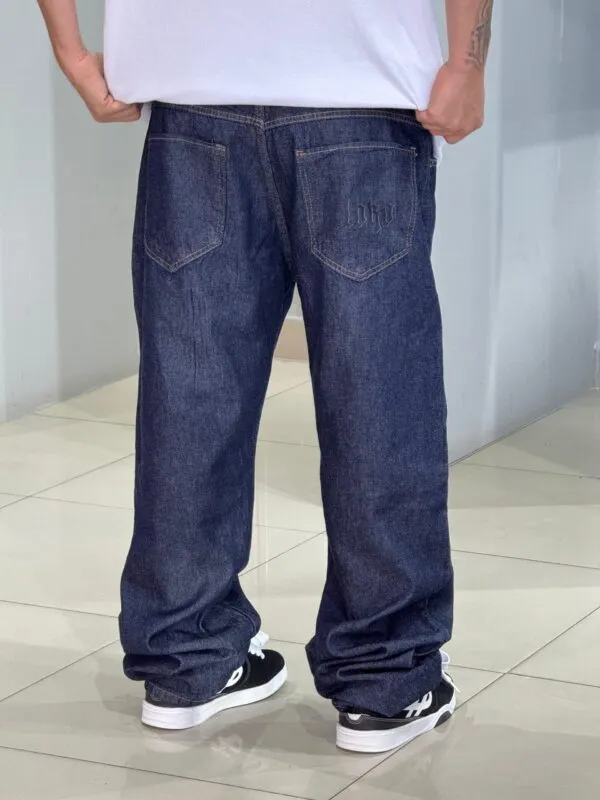 CALÇA BALÃO LOKO JEANS ESCURO - Imagem 6