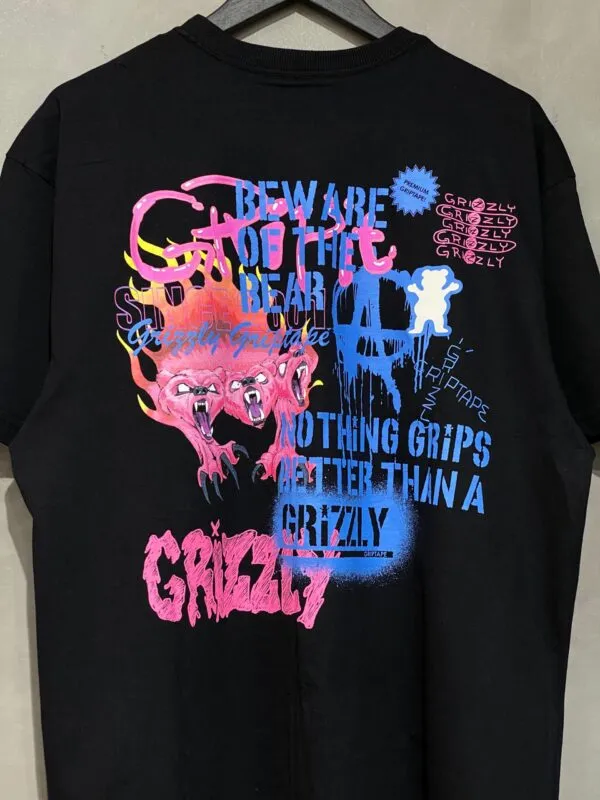 Camiseta Grizzly Anarchy Preto - Imagem 2