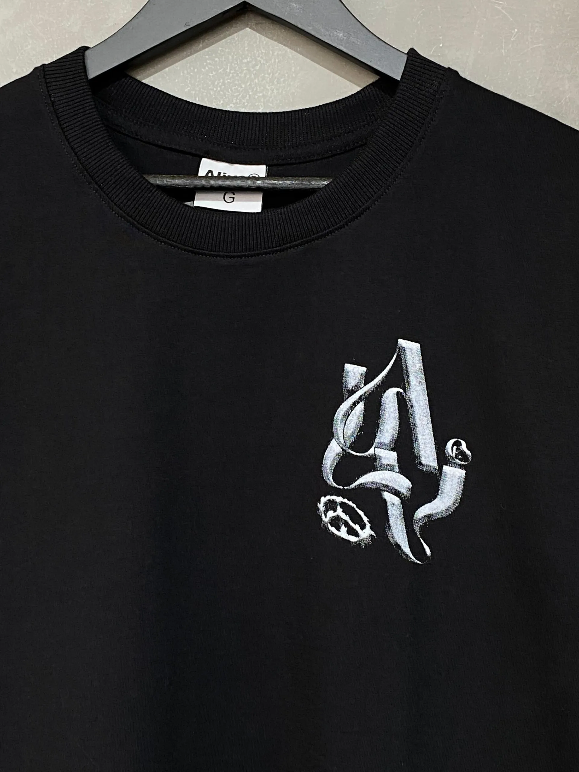 Camiseta Oversized Alive  ALV Preto - Imagem 4