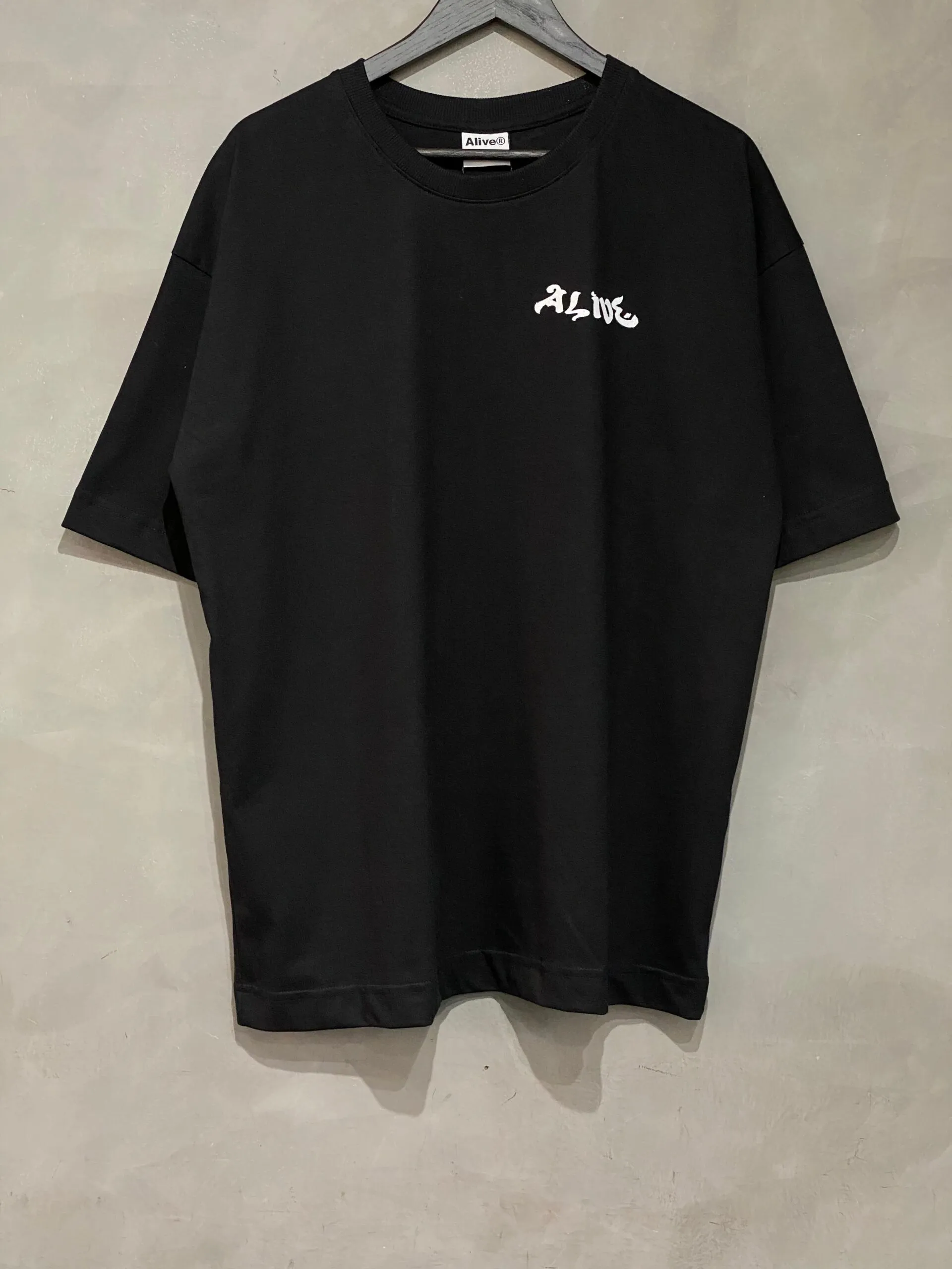 Camiseta Oversized Alive Arablc Preto - Imagem 2