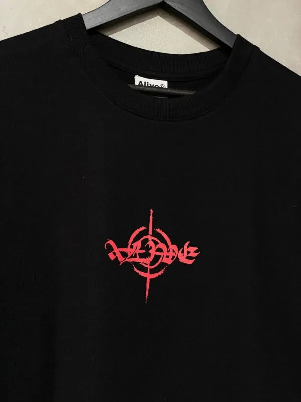 Camiseta Oversized Alive Dobermann Preto - Imagem 3