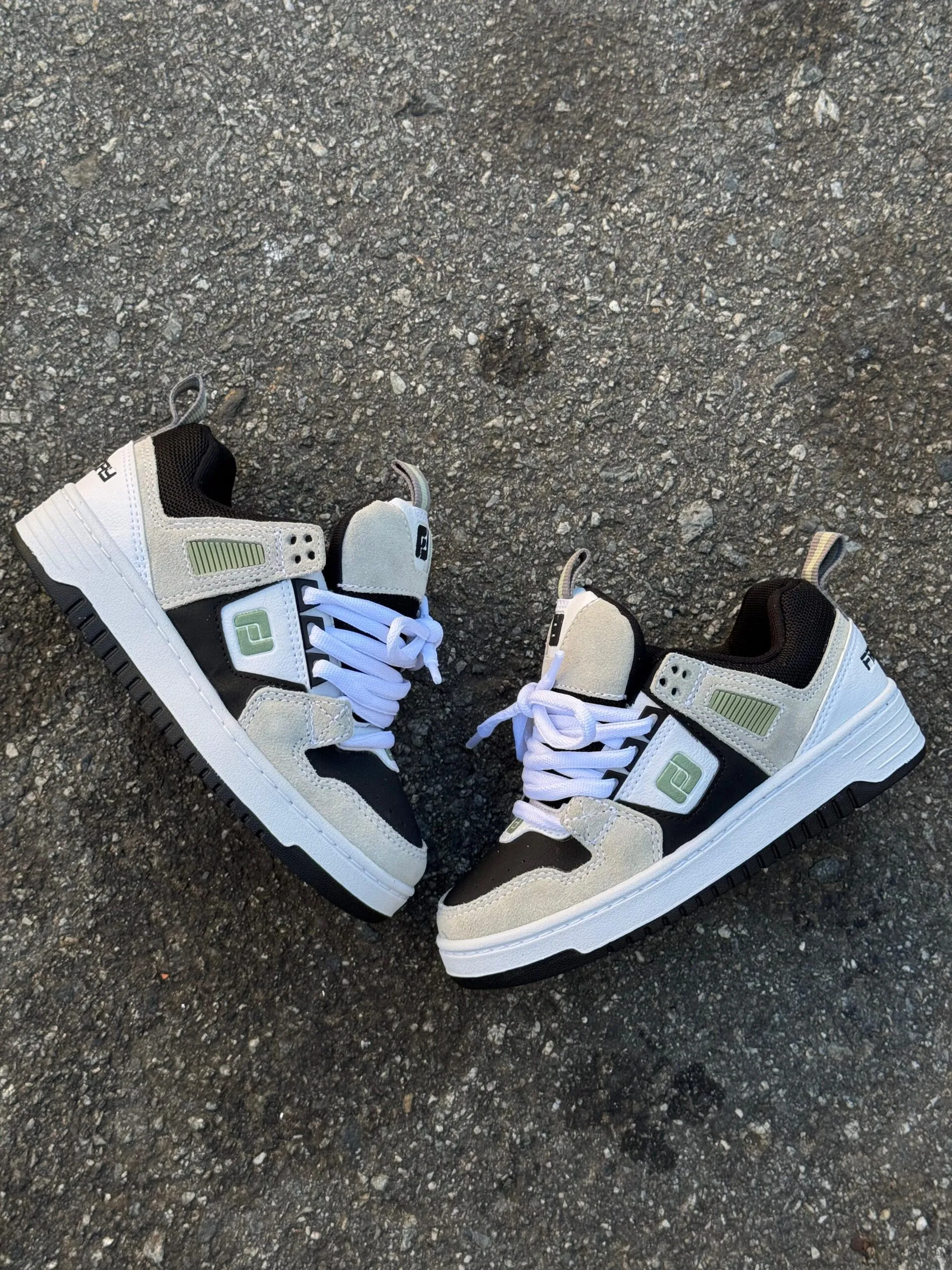 Tênis Freeday Ghetto Cinza Preto Branco - Imagem 4