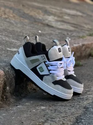 Tênis Freeday Ghetto Cinza Preto Branco