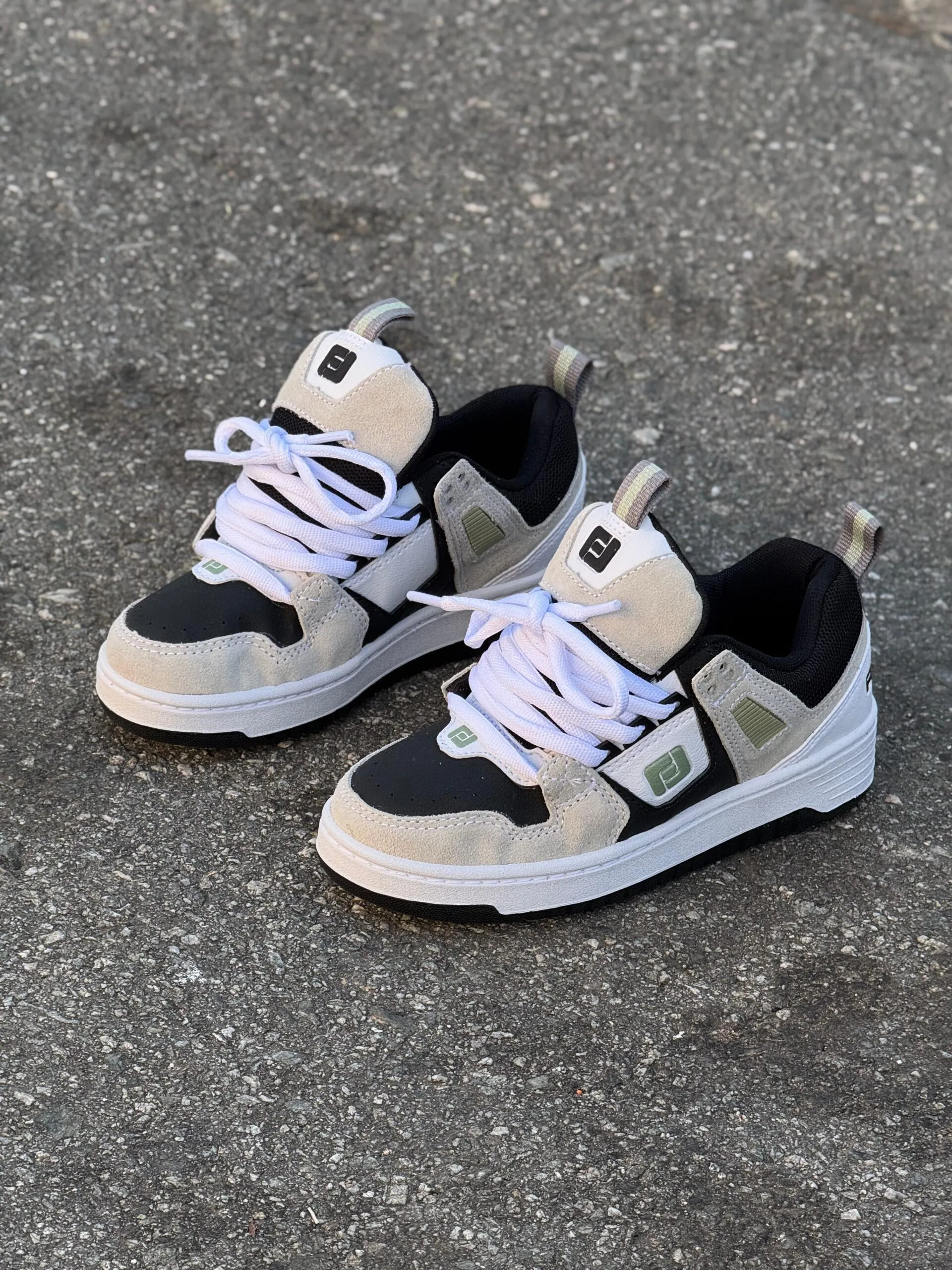 Tênis Freeday Ghetto Cinza Preto Branco - Imagem 2