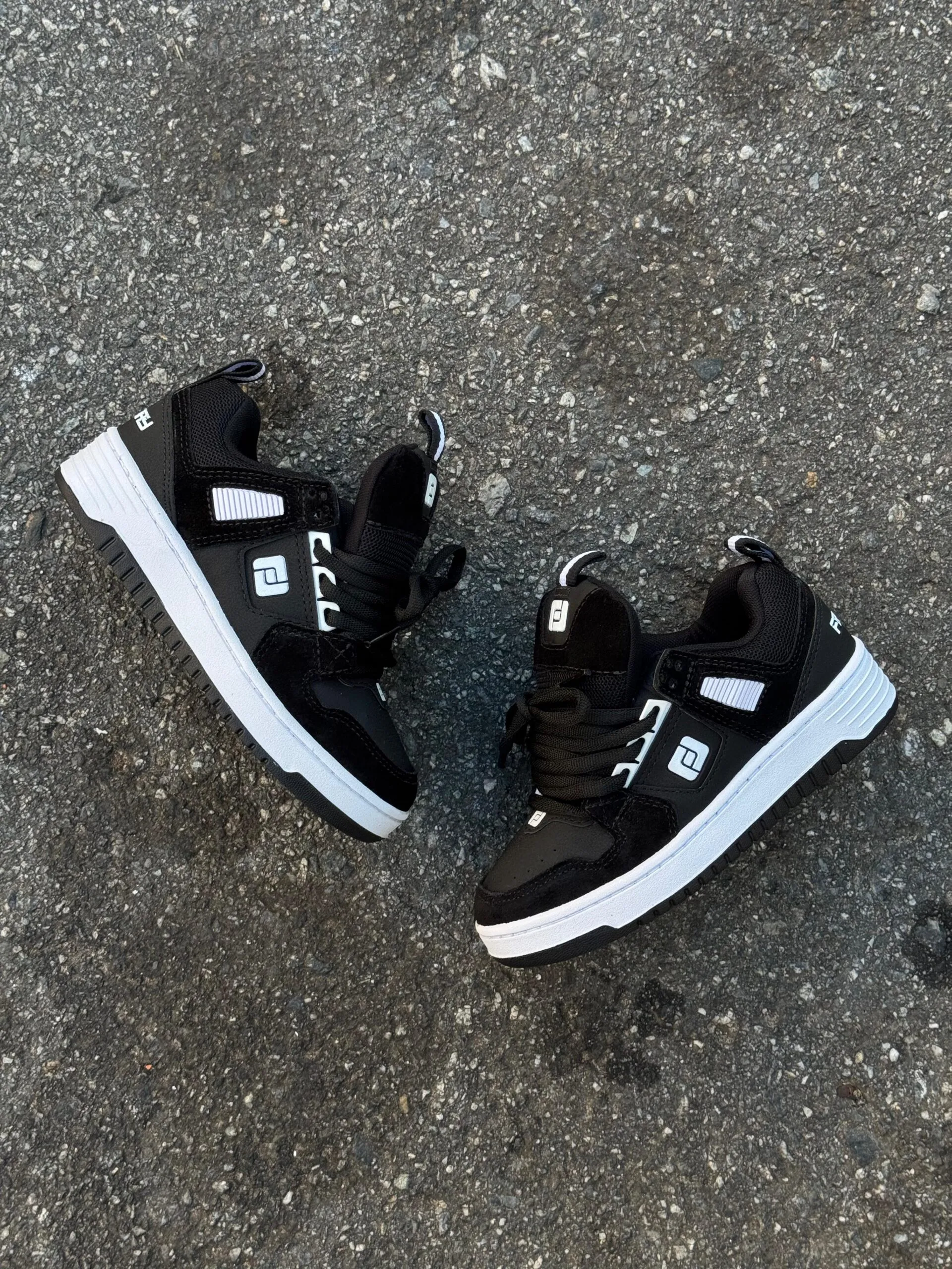 Tênis Freeday Ghetto Preto Branco - Imagem 6