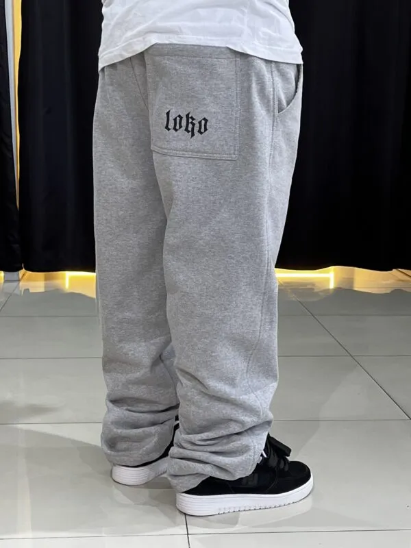 Calça Moletom Loko Cinza - Imagem 3