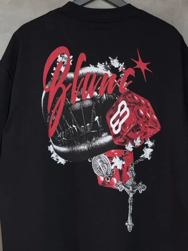 Camiseta Oversized Blunt Vegas Preto - Imagem 4