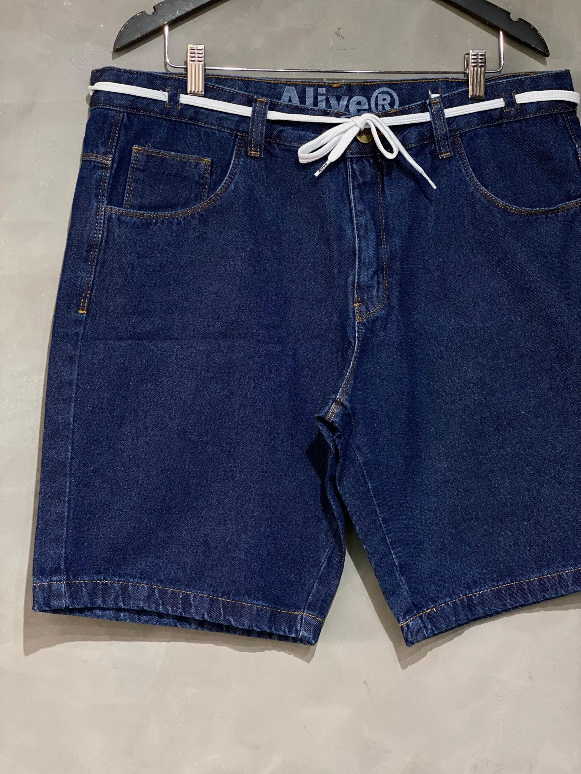 Bermuda Alive Jeans Classica Street Azul - Imagem 4