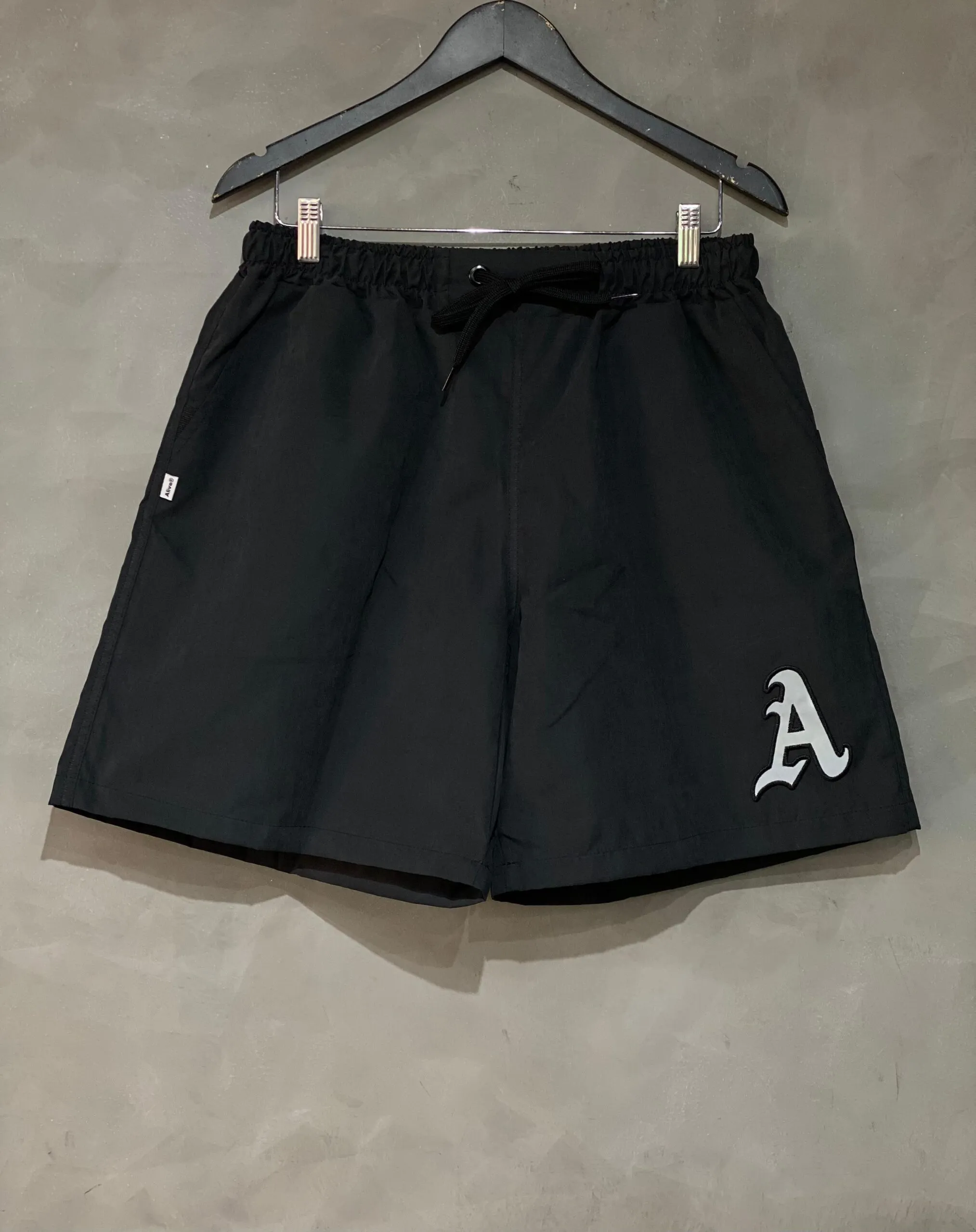 Short Alive Tec Relectiva Preto