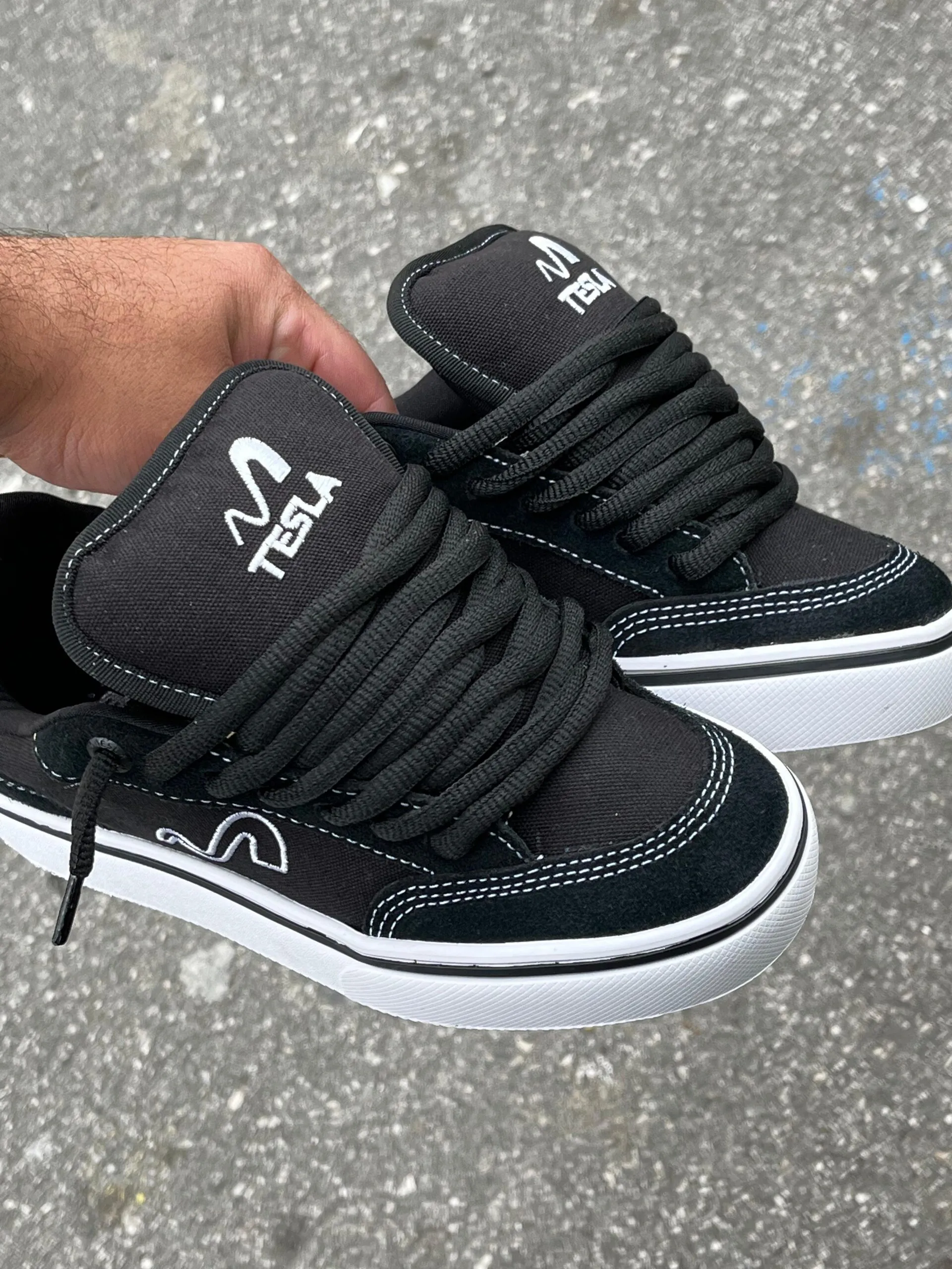 Tênis Tesla Flow Black White - Imagem 10