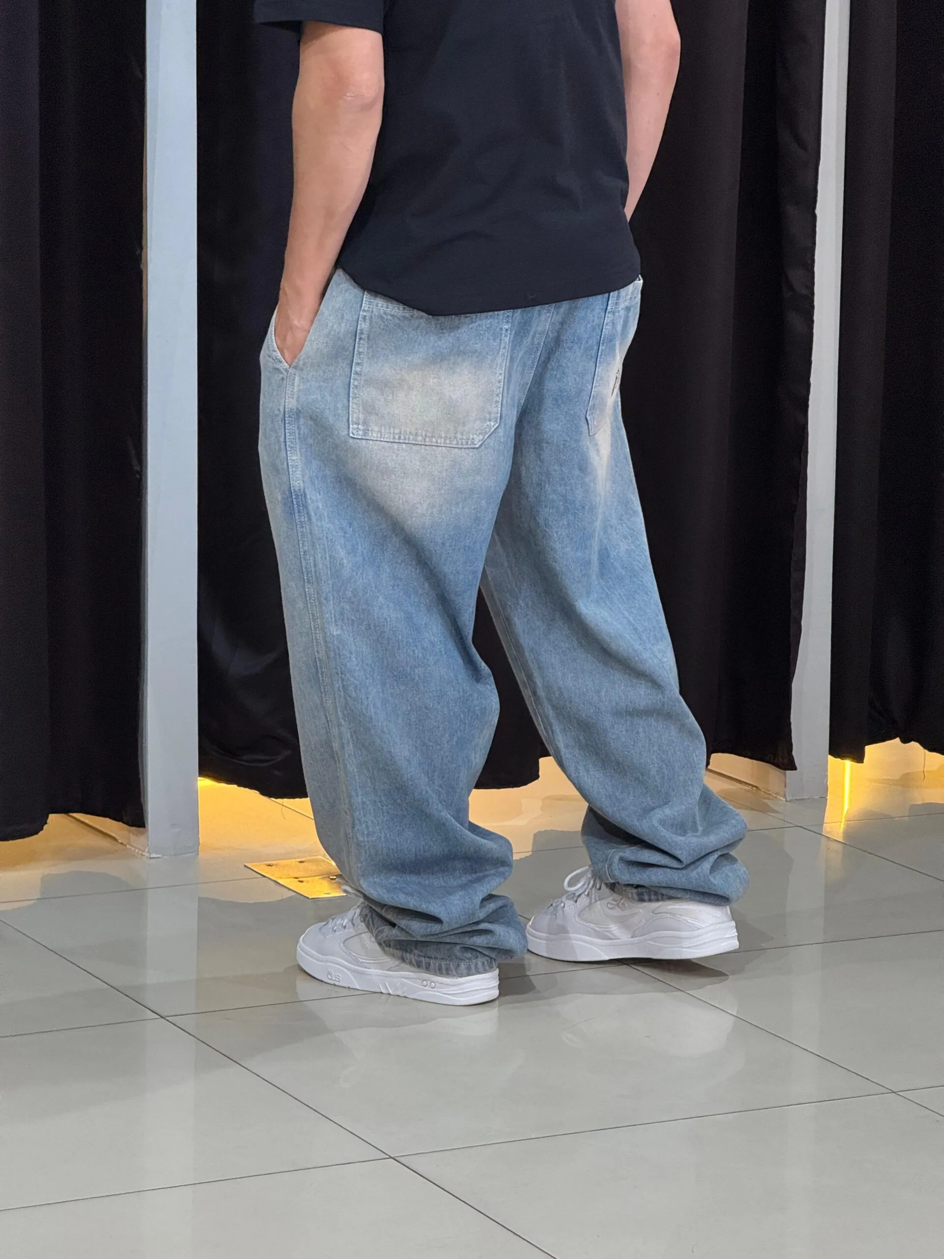 Calça Baggy Loko Jeans Dirty Vintage - Imagem 4