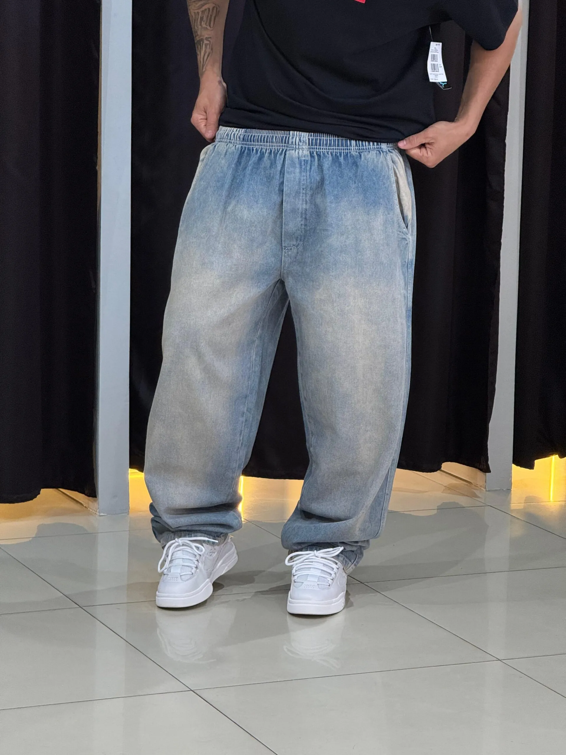 Calça Baggy Loko Jeans Dirty Vintage - Imagem 6