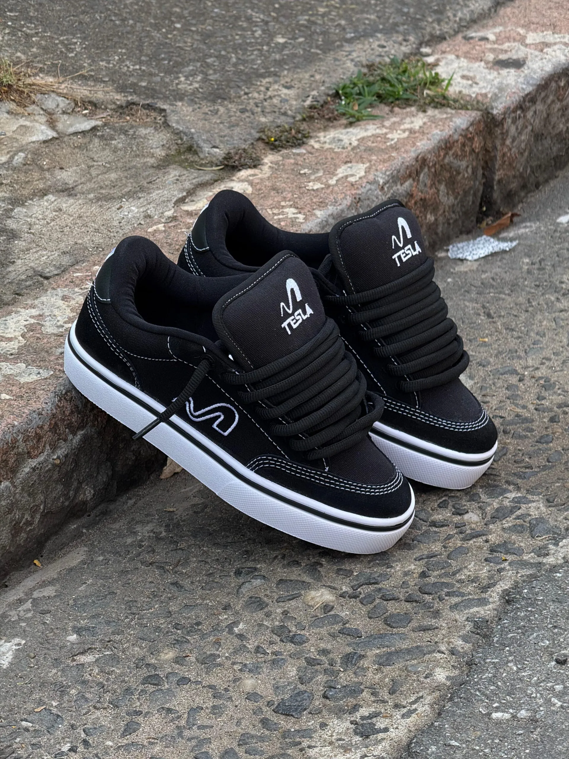 Tênis Tesla Flow Black White - Imagem 4