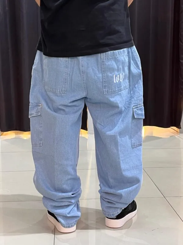 Calça Baggy Cargo Loko Jeans - Imagem 6
