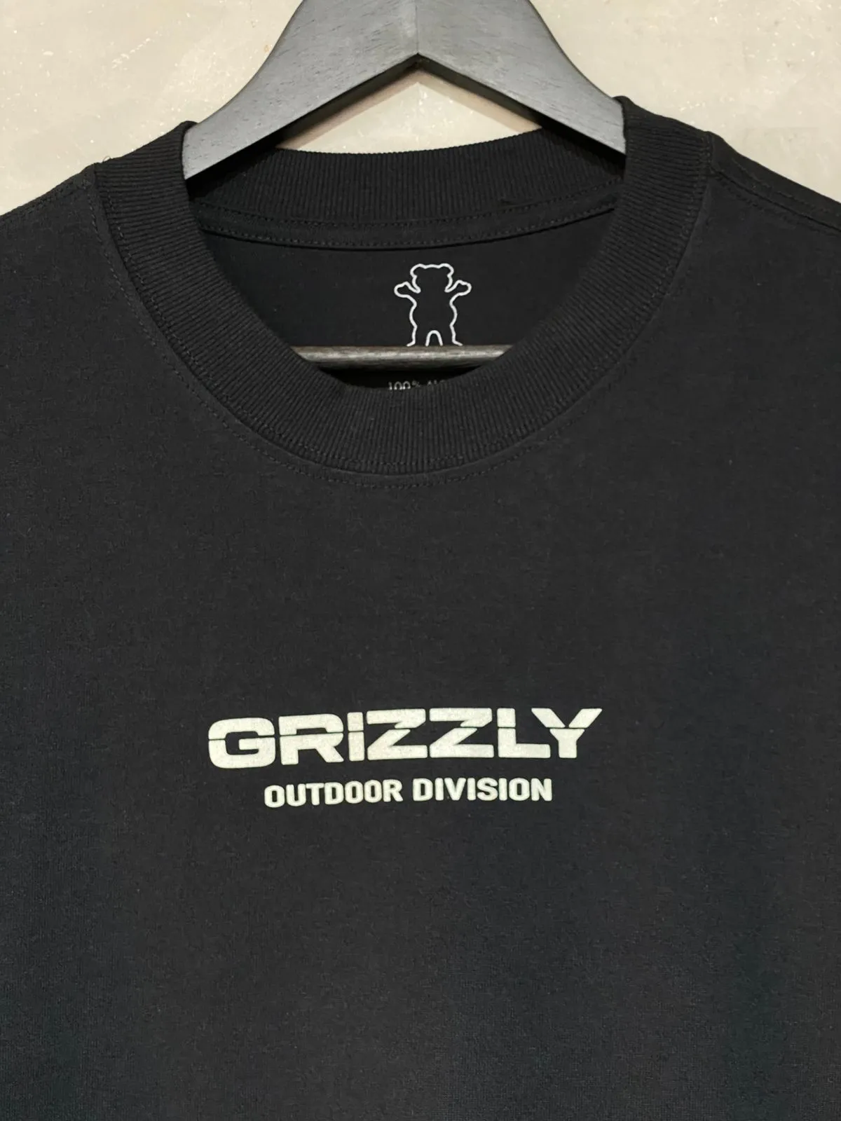 Camiseta Grizzly Outdoor Division Oversized Preto - Imagem 3