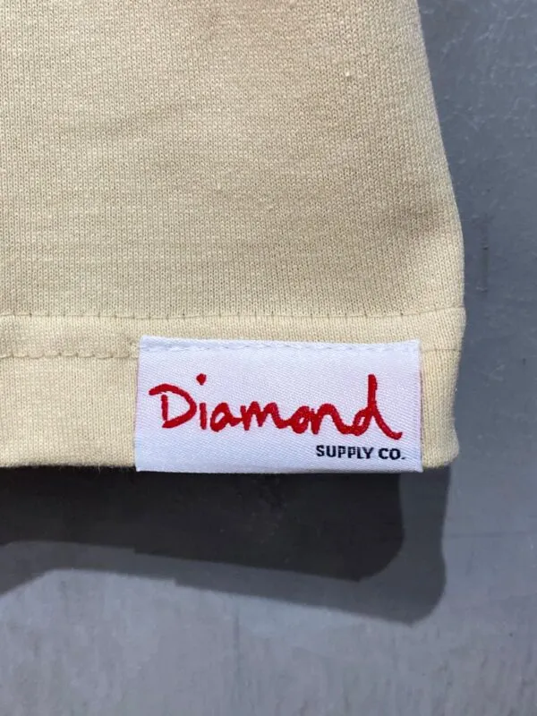 Camiseta Diamond Brillant Oversized Bege - Imagem 4