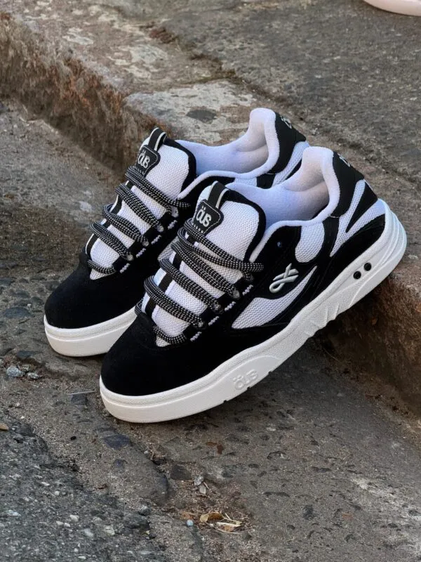 Tênis ÖUS Fluente GTX Preto Branco - Imagem 4