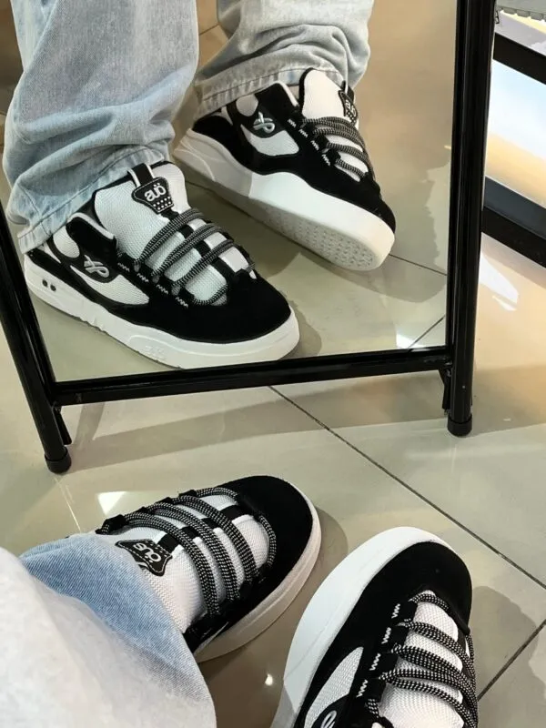 Tênis ÖUS Fluente GTX Preto Branco - Imagem 6