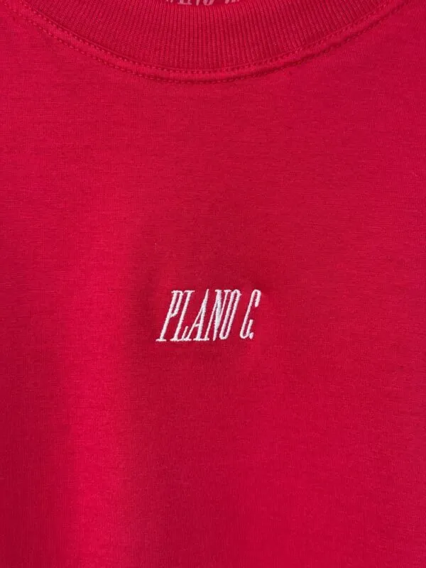 Camiseta Plano C. Logo Bordado Vermelho - Imagem 3